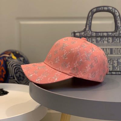 Looopix Louis Vuitton Pink Monogram Baseball Cap