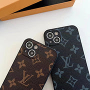 Looopix Louis Vuitton Premium Leather iPhone Cover for iPhone 14, and iPhone 15 Series