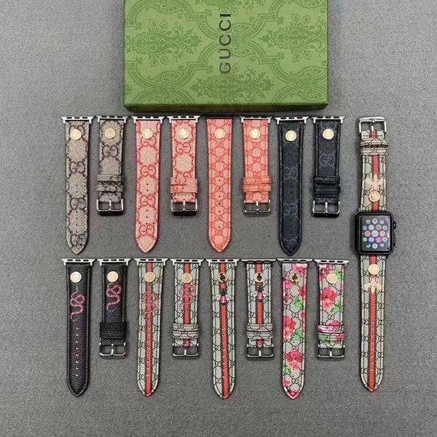 Looopix Louis Vuitton Premium Leather Watch Band 38/40/41/42/44/45/49 mm
