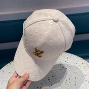 Looopix Louis Vuitton Prestige Cream Cap for Men - Monogram Plaid Men Cap
