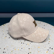 Looopix Louis Vuitton Prestige Cream Cap for Men - Monogram Plaid Men Cap