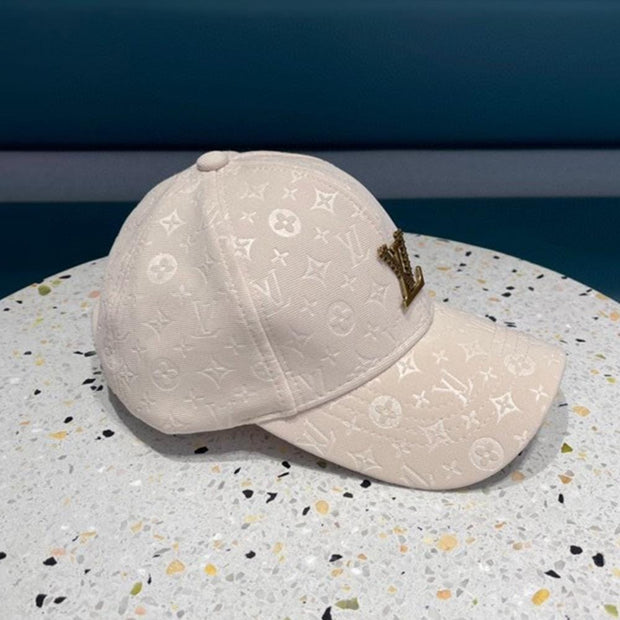 Looopix Louis Vuitton Prestige Cream Cap for Men - Monogram Plaid Men Cap