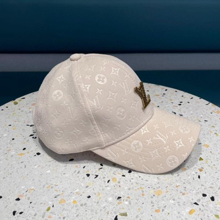 Looopix Louis Vuitton Prestige Cream Cap for Men - Monogram Plaid Men Cap