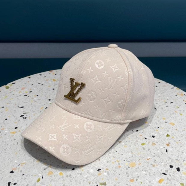 Looopix Louis Vuitton Prestige Cream Cap for Men - Monogram Plaid Men Cap