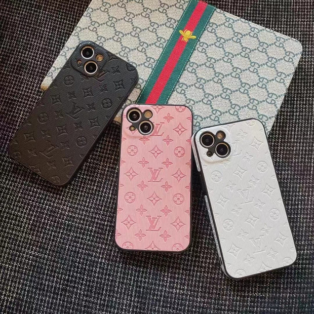 Looopix Louis Vuitton Protective Silicon iPhone Case for iPhone 15, iPhone 15 Plus, iPhone 15 Pro, and iPhone 15 Pro Max
