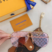 Looopix Louis Vuitton Refined Grease Mask Sunglasses For Women