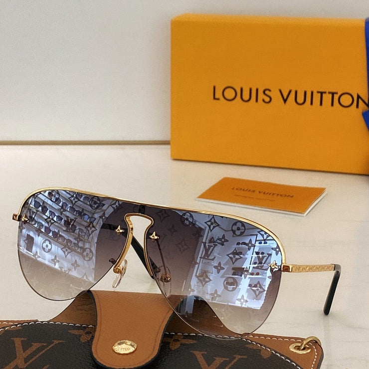 Looopix Louis Vuitton Refined Grease Mask Sunglasses For Women