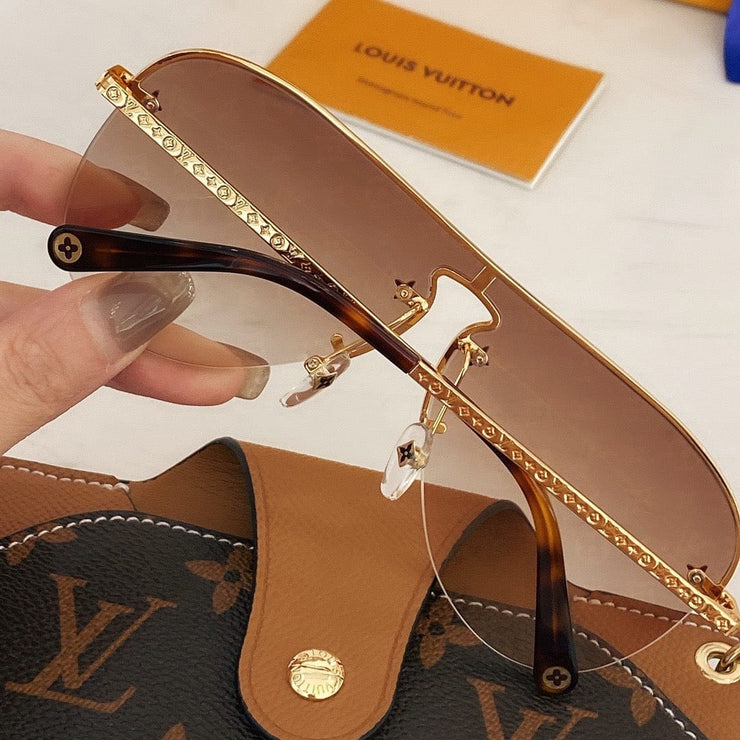 Looopix Louis Vuitton Refined Grease Mask Sunglasses For Women