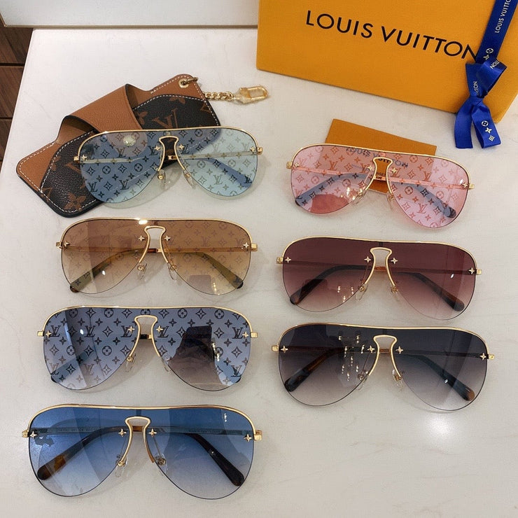 Looopix Louis Vuitton Refined Grease Mask Sunglasses For Women