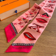 Looopix Louis Vuitton Rose Bud Necktie Scarf