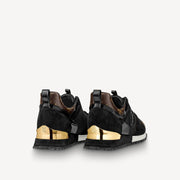 Looopix Louis Vuitton Run Away Black Suede Sneakers
