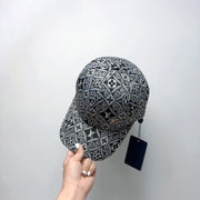 Looopix Louis Vuitton Signature Monogram Cap in Black and White