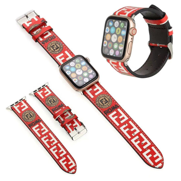 Looopix Louis Vuitton Sleek Leather Watch Band 38/40/41/42/44/45/49 mm