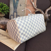 Looopix Louis Vuitton Speedy Bag Collection - Various Sizes in Damier Azur Canvas
