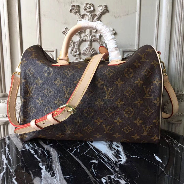 Looopix Louis Vuitton Speedy Handbag in Monogram Canvas - Available in Multiple Sizes
