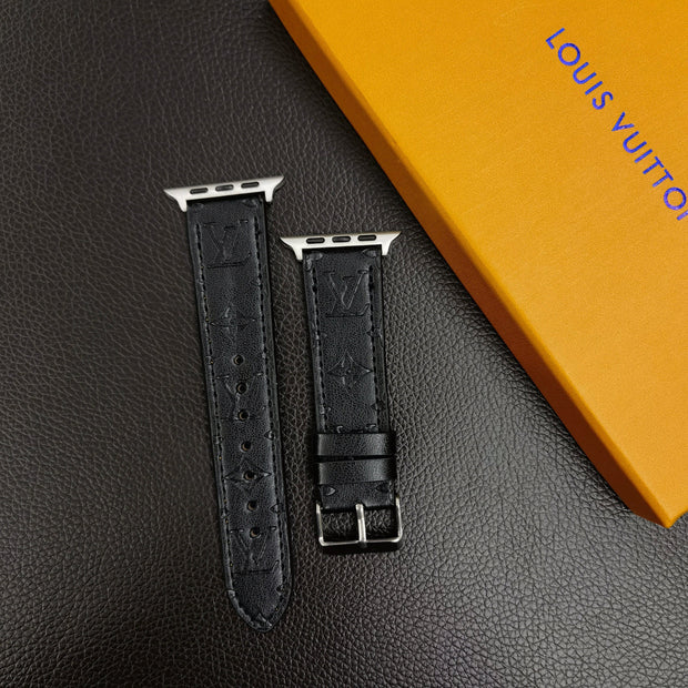 Looopix Louis Vuitton Textured Leather Watch Band 38/40/41/42/44/45/49 mm