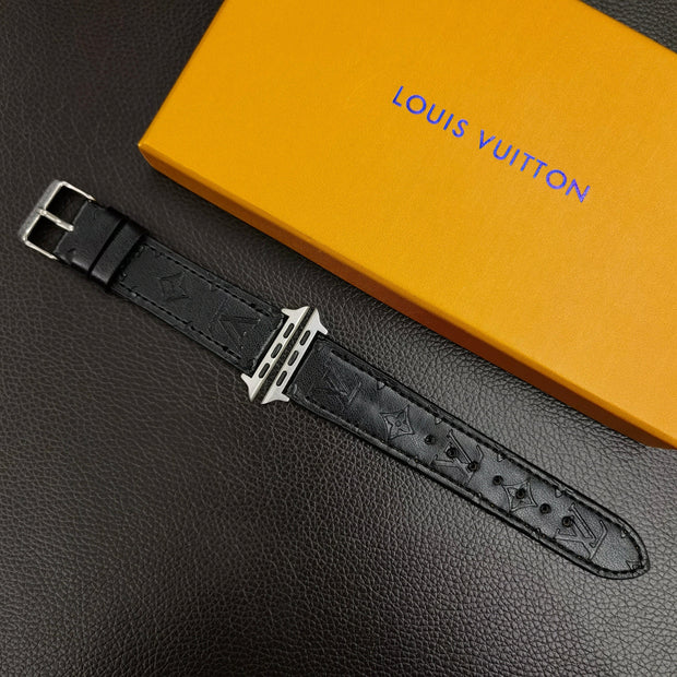 Looopix Louis Vuitton Textured Leather Watch Band 38/40/41/42/44/45/49 mm