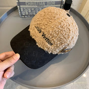 Looopix Louis Vuitton Textured Sherpa and Monogram Cap