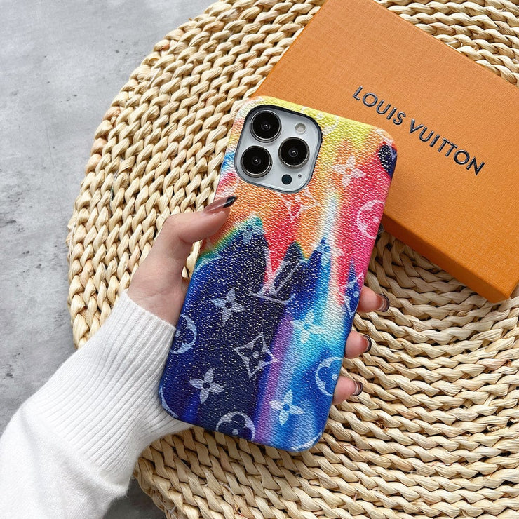 Looopix Louis Vuitton Vibrant Bleach Rainbow iPhone Cases