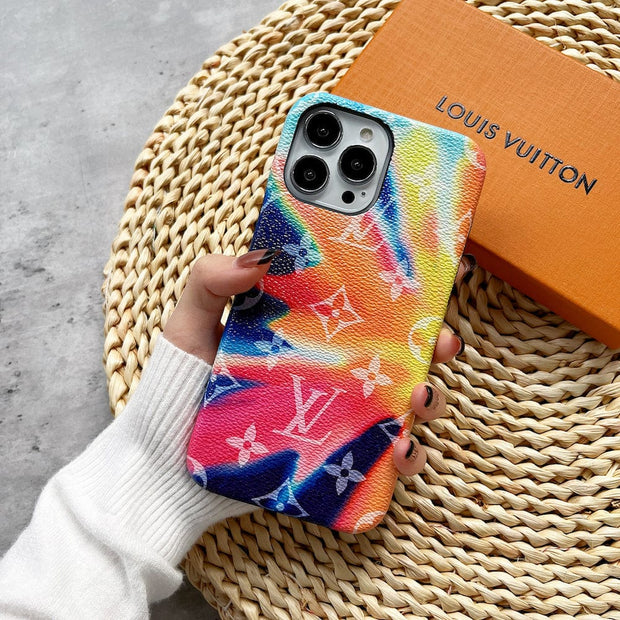 Looopix Louis Vuitton Vibrant Bleach Rainbow iPhone Cases