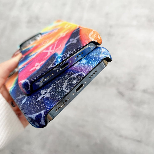 Looopix Louis Vuitton Vibrant Bleach Rainbow iPhone Cases