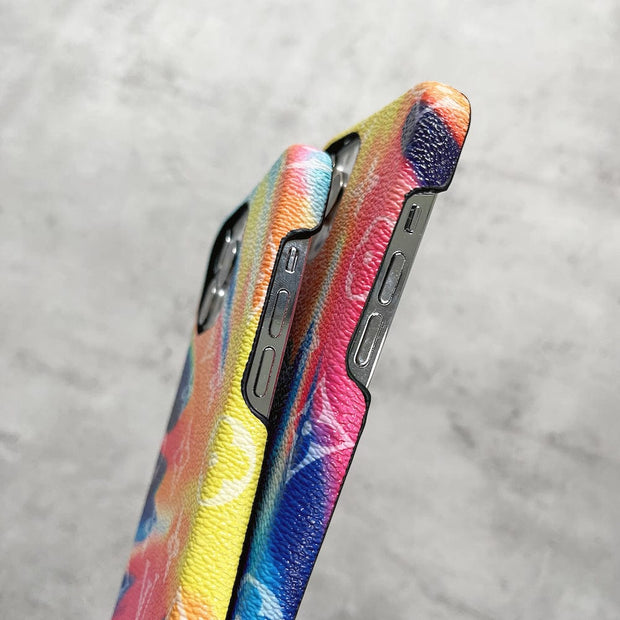 Looopix Louis Vuitton Vibrant Bleach Rainbow iPhone Cases