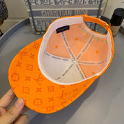 Looopix Louis Vuitton Vibrant Orange Monogram Cap