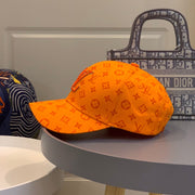 Looopix Louis Vuitton Vibrant Orange Monogram Cap