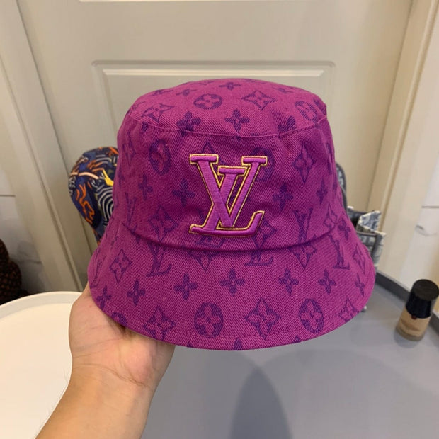 Looopix Louis Vuitton Vibrant Purple Monogram Bucket Hat