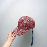 Looopix Louis Vuitton Vibrant Red Monogram Cap