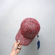 Looopix Louis Vuitton Vibrant Red Monogram Cap