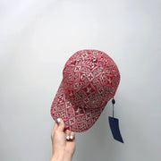 Looopix Louis Vuitton Vibrant Red Monogram Cap