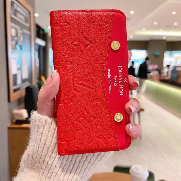 Looopix Louis Vuitton Wallet Phone Case for iPhone 14