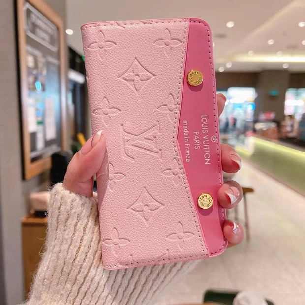 Looopix Louis Vuitton Wallet Phone Case for iPhone 14