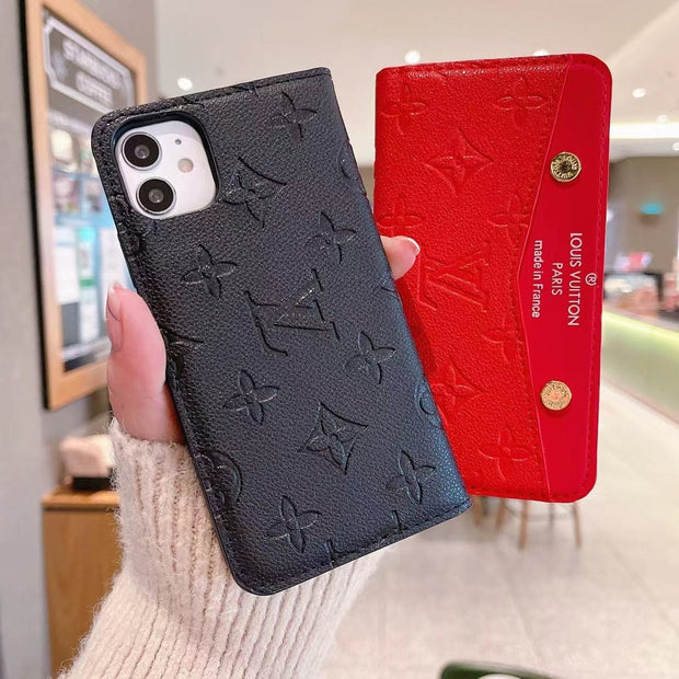 Looopix Louis Vuitton Wallet Phone Case for iPhone 14