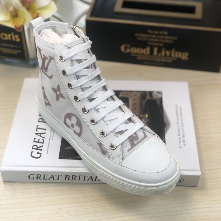 Looopix Louis Vuitton White Luxury Converse Sneakers