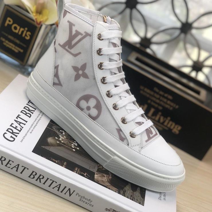 Looopix Louis Vuitton White Luxury Converse Sneakers