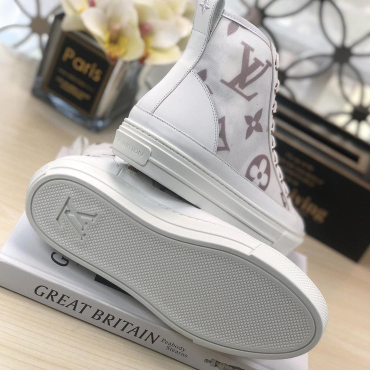 Looopix Louis Vuitton White Luxury Converse Sneakers