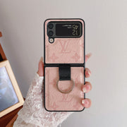 Looopix Louis Vuitton Z Flip Phone Case with Ring Holder