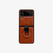 Looopix Louis Vuitton Z Flip Phone Case with Ring Holder
