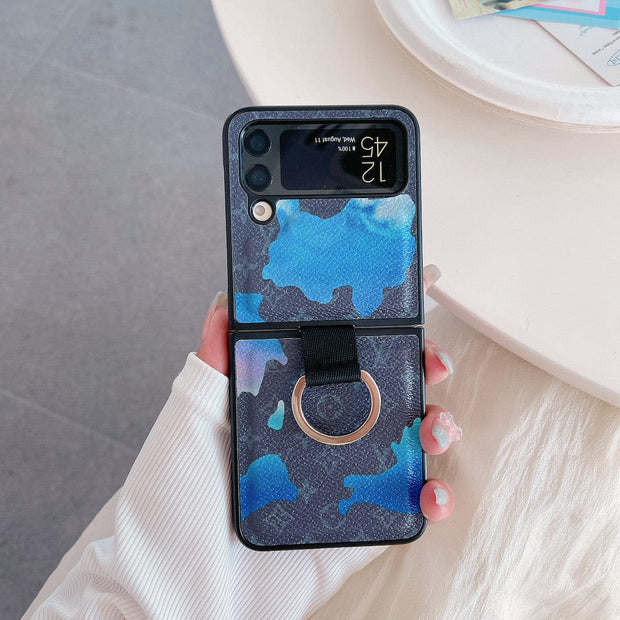 Looopix Louis Vuitton Z Flip Phone Cases with Ring Holder | Striking Luxurious Craftsmanship