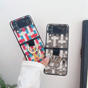 Looopix Louis Vuitton Z Flip Phone Cases with Ring Holder | Striking Luxurious Craftsmanship