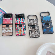 Looopix Louis Vuitton Z Flip Phone Cases with Ring Holder | Striking Luxurious Craftsmanship