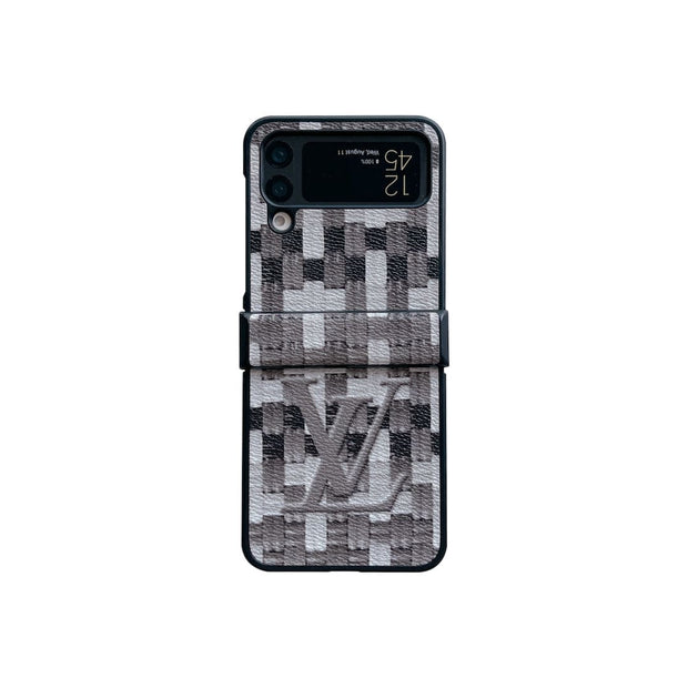 Looopix Louis Vuitton Z Flip Phone Cases with Strap Holder | Striking Luxurious Craftsmanship