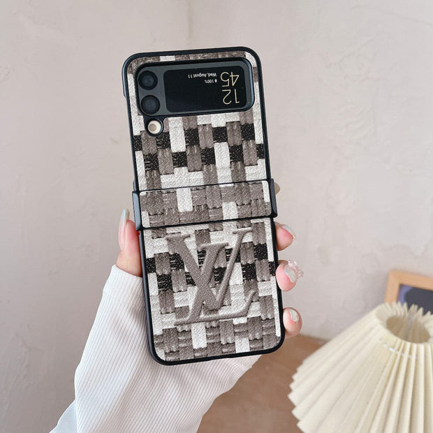 Looopix Louis Vuitton Z Flip Phone Cases with Strap Holder | Striking Luxurious Craftsmanship