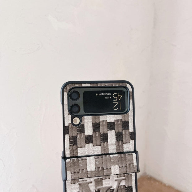 Looopix Louis Vuitton Z Flip Phone Cases with Strap Holder | Striking Luxurious Craftsmanship