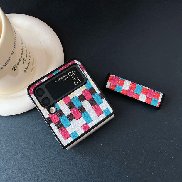 Looopix Louis Vuitton Z Flip Phone Cases with Strap Holder | Striking Luxurious Craftsmanship