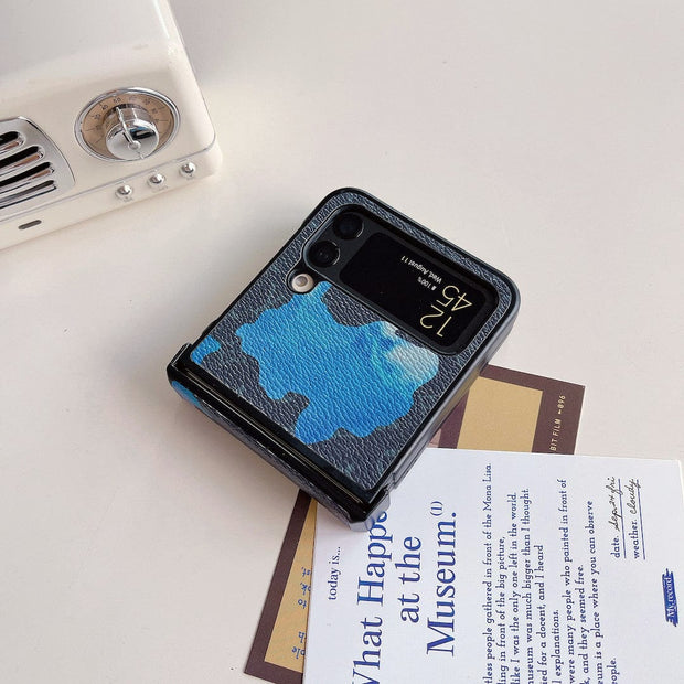 Looopix Louis Vuitton Z Flip Phone Cases with Strap Holder | Striking Luxurious Craftsmanship