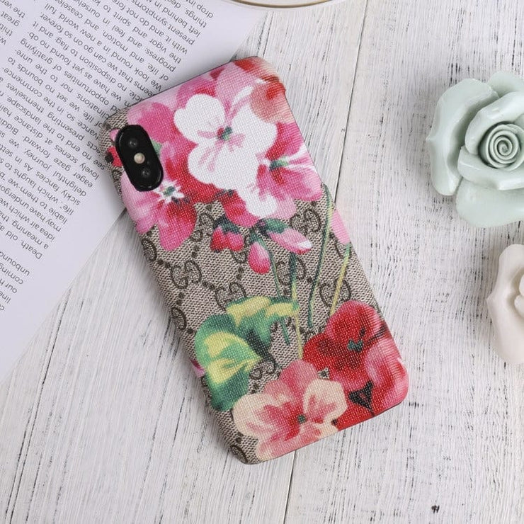 Looopix Luxurious Gucci Blooms Leather Phone Case Cover For Huawei
