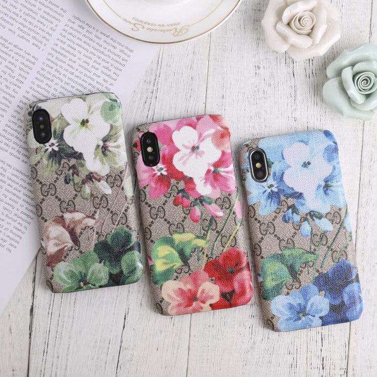 Looopix Luxurious Gucci Blooms Leather Phone Case Cover For Huawei